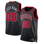 Johmsee Custom C.Bulls Black 2022-23 Swingman Jerseys - Statement Edition