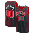 Johmsee Custom Chicago BullsC.Bulls Black Fast Break Jerseys - Icon Edition