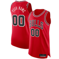 Johmsee Custom C.Bulls Red Authentic Jerseys - Icon Edition