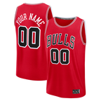 Johmsee Custom C.Bulls Red Fast Break Jerseys - Icon Edition