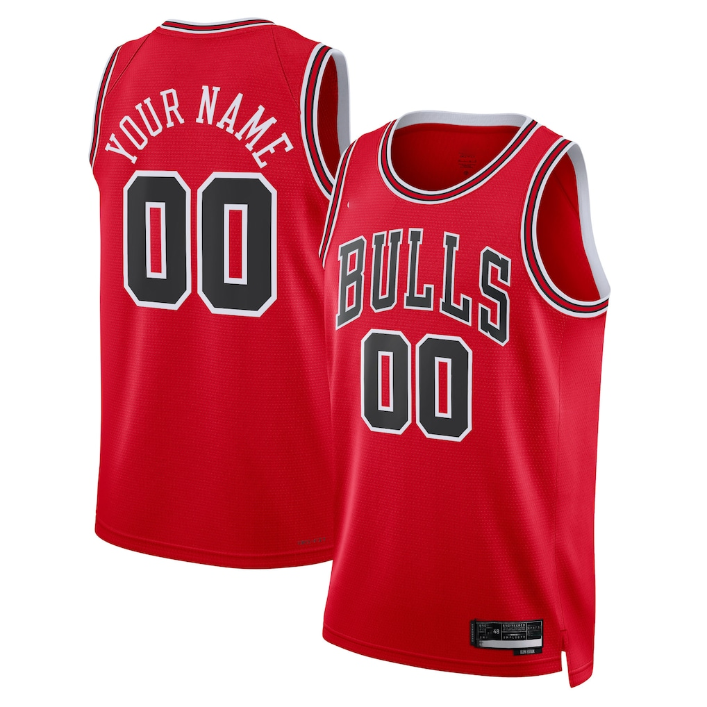 Johmsee Custom C.Bulls Red Swingman Jerseys - Icon Edition