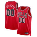 Johmsee Custom C.Bulls Red Swingman Jerseys - Icon Edition