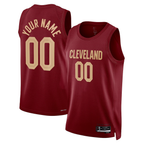 Johmsee Custom C.Cavaliers Burgundy Swingman Jerseys - Icon Edition