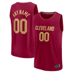 Johmsee Custom C.Cavaliers Wine Fast Break Jerseys - Icon Edition