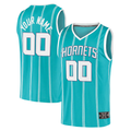 Johmsee Custom C.Hornets  Teal Fast Break Replica Jerseys - Icon Edition