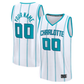 Johmsee Custom C.Hornets  White Fast Break Jerseys - Icon Edition