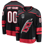 Johmsee Custom C.Hurricanes Black 2026 Stanley Cup Final Home Breakaway Stitched Jerseys