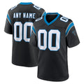 Johmsee Custom C.Panthers Black Home Game Any Name & Numbers Stitched Jerseys