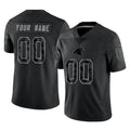 Johmsee Custom C.Panthers Black Limited Reflective Game Any Name & Numbers Stitched Jerseys