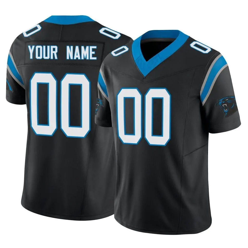 Johmsee Custom C.Panthers Black Vapor F.U.S.E. Limited Home Game Any Name & Numbers Stitched Jerseys