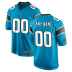 Johmsee Custom C.Panthers Blue Game Any Name & Numbers Stitched Jerseys