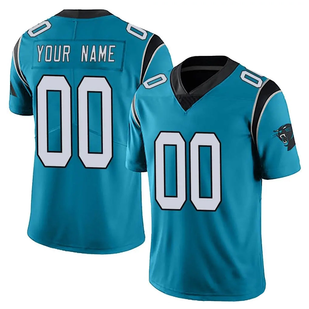 Johmsee Custom C.Panthers Blue Vapor Untouchable Limited Game Any Name & Numbers Stitched Jerseys