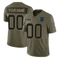 Johmsee Custom C.Panthers Olive 2025 Salute to Service Limited Home Game Any Name & Numbers Stitched Jerseys