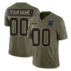 Johmsee Custom C.Panthers Olive 2025 Salute to Service Limited Home Game Any Name & Numbers Stitched Jerseys