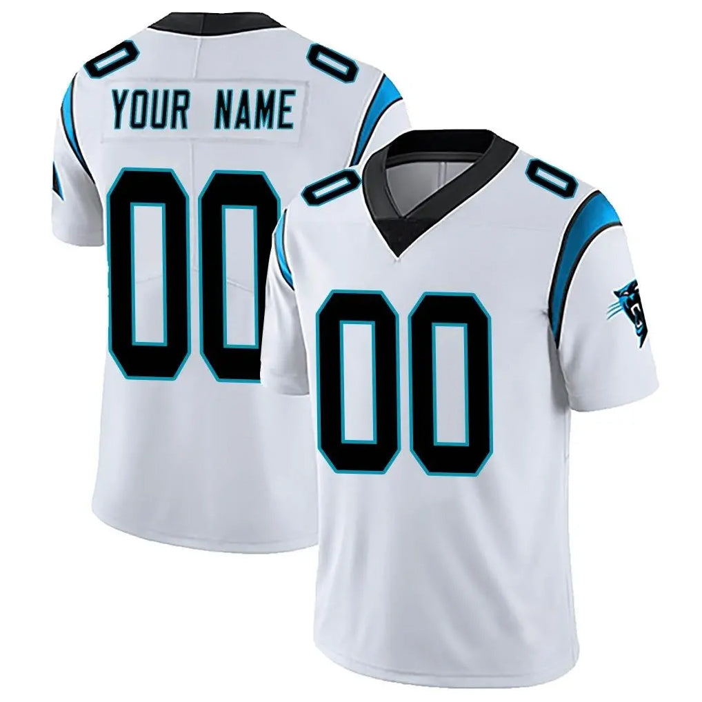 Johmsee Custom C.Panthers White Vapor Untouchable Limited Game Any Name & Numbers Stitched Jerseys