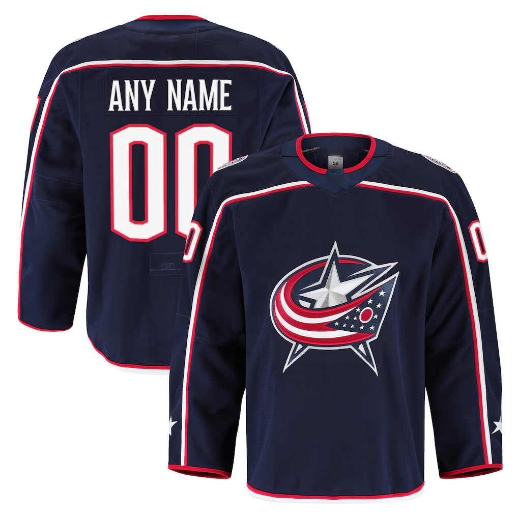 Johmsee Custom CB.Jackets Navy Home Authentic Pro Jersey