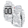 Johmsee Custom D.Broncos Arctic Camo Salute to Service Hoodies Limited Any Name & Numbers Stitched Jerseys