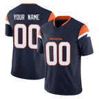 Johmsee Custom D.Broncos Navy Limited Vapor F.U.S.E. Home Game Any Name & Numbers Stitched Jerseys