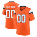 Johmsee Custom D.Broncos Orange Home Game Any Name & Numbers Stitched Jerseys
