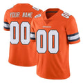 Johmsee Custom D.Broncos Orange Vapor Untouchable Limited Home Game Any Name & Numbers Stitched Jerseys