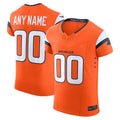 Johmsee Custom D.Broncos Vapor F.U.S.E. Elite Orange Stitched Jerseys