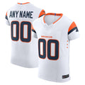 Johmsee Custom D.Broncos Vapor F.U.S.E. Elite White Stitched Jerseys
