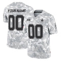 Johmsee Custom D.Cowboys Arctic Camo Salute to Service Limited Home Game Any Name & Numbers Stitched Jerseys
