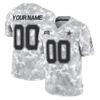 Johmsee Custom D.Cowboys Arctic Camo Salute to Service Limited Home Game Any Name & Numbers Stitched Jerseys