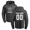 Johmsee Custom D.Cowboys Ash One Color Pullover Hoodie Limited Any Name & Numbers Stitched Jerseys