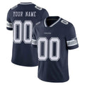 Johmsee Custom D.Cowboys Navy Vapor Untouchable Limited Home Game Any Name & Numbers Stitched Jerseys