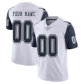 Johmsee Custom D.Cowboys White-Navy Limited Color Rush Vapor Untouchable Home Game Any Name & Numbers Stitched Jerseys