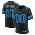 Johmsee Custom D.Lions Black Home Game Stitched Jerseys