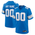 Johmsee Custom D.Lions Blue Home Game Stitched Jerseys