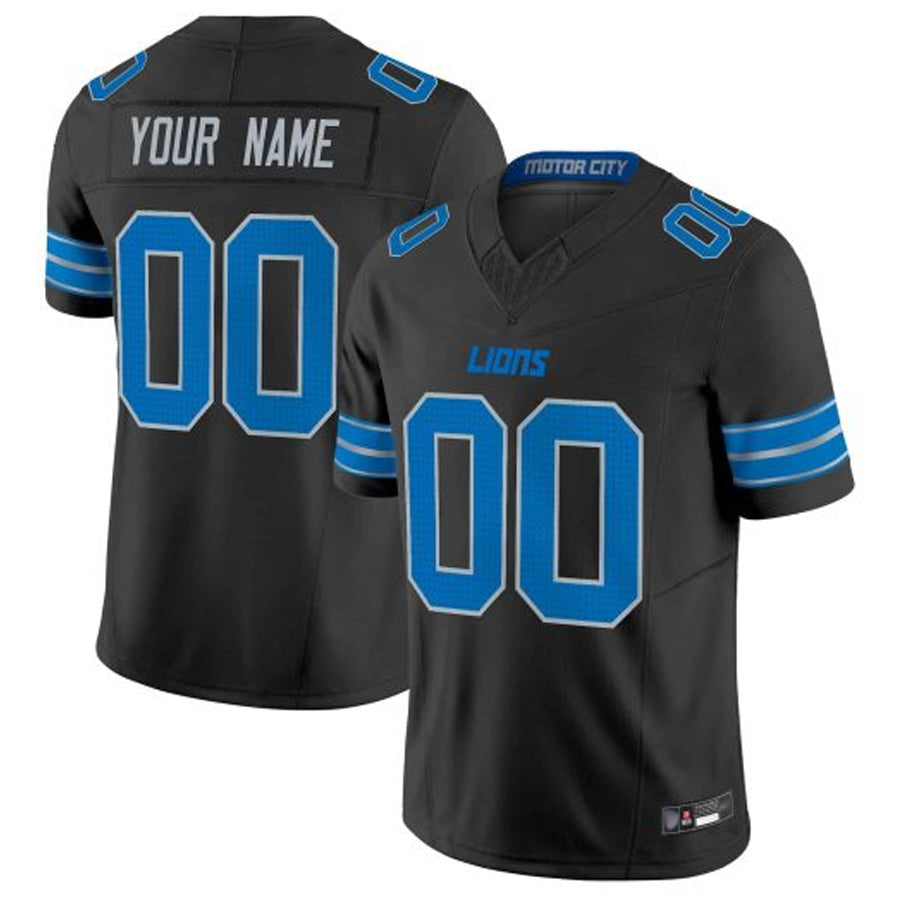 Johmsee Custom D.Lions Blue Vapor F.U.S.E. Limited Elite Stitched Jerseys