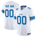 Johmsee Custom D.Lions White Vapor F.U.S.E. Limited Elite Stitched Jerseys