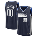 Johmsee Custom D.Mavericks Navy Fast Break Jerseys - Statement Edition