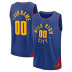 Johmsee Custom D.Nuggets  Blue Fast Break Jerseys - Statement Edition