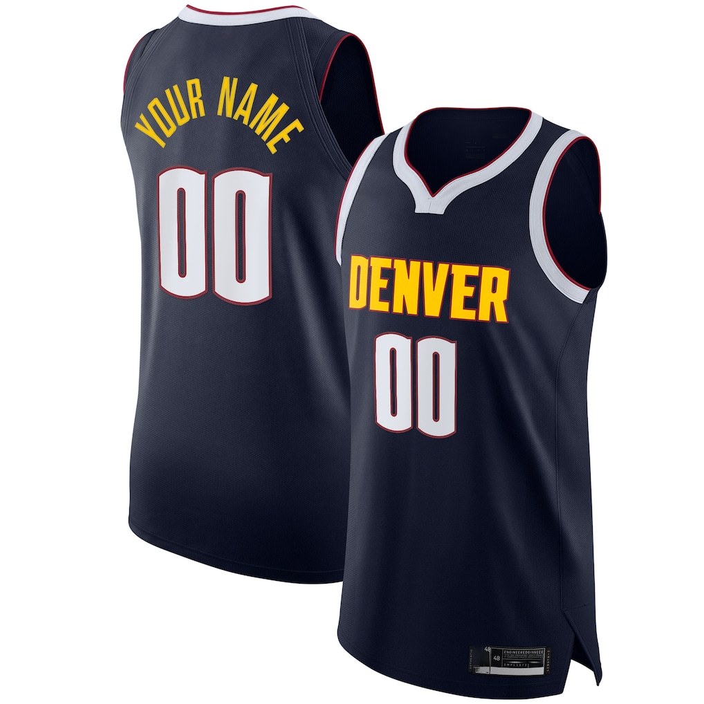 Johmsee Custom D.Nuggets Navy 2020-21 Authentic Jerseys - Icon Edition