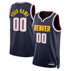Johmsee Custom D.Nuggets Navy Swingman Jerseys - Icon Edition