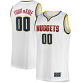 Johmsee Custom D.Nuggets White Fast Break Replica Jerseys - Association Edition