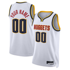 Johmsee Custom D.Nuggets White Swingman Jerseys - Association Edition
