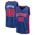 Johmsee Custom D.Pistons  Blue Fast Break Jerseys - Icon Edition
