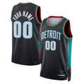 Johmsee Custom D.Pistons Charcoal 202526 City Edition Swingman Jerseys