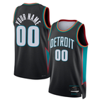 Johmsee Custom D.Pistons Charcoal 202526 City Edition Swingman Jerseys