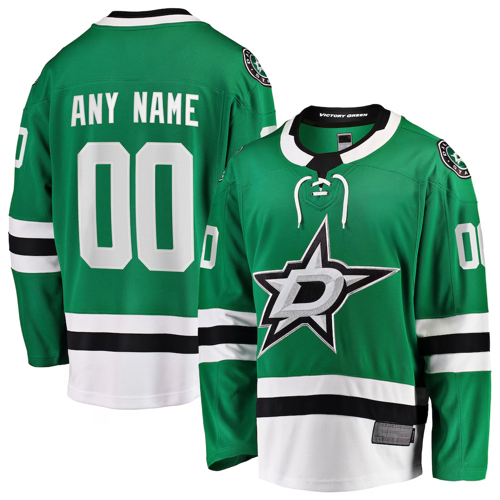 Johmsee Custom D.Stars Green Home Breakaway Jerseys