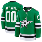 Johmsee Custom D.Stars Kelly Green Home Premium Jerseys