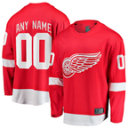 Johmsee Custom DR.Wings Red Home Breakaway Jerseys