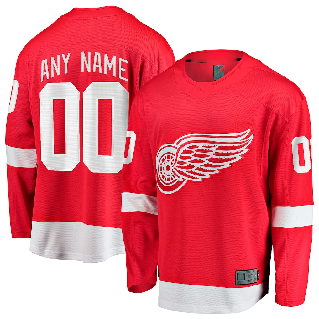 Johmsee Custom DR.Wings Red Home Breakaway Jerseys