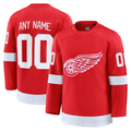 Johmsee Custom DR.Wings Red Home Premium Jerseys
