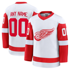 Johmsee Custom DR.Wings White Away Premium Jerseys